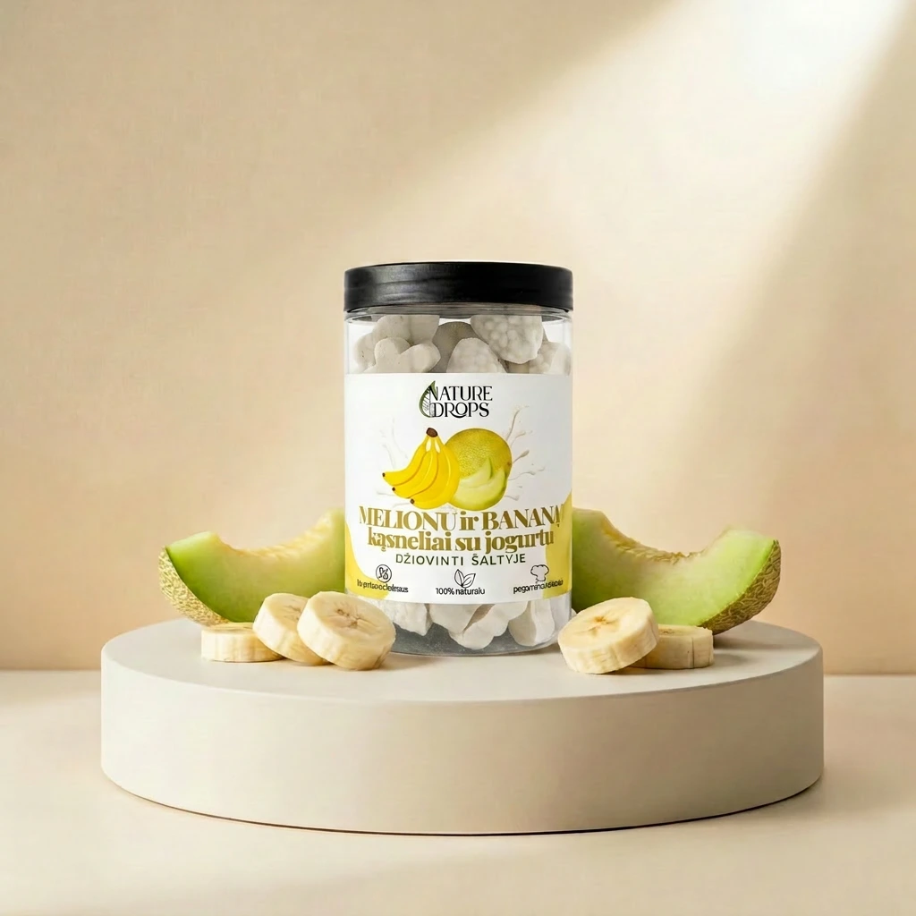 Liofilizuoti melionai | NatureDrops